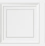 York Distinctive White Square Panel Wallpaper