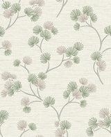 York Kira Green Trail Wallpaper