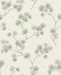 York Kira Green Trail Wallpaper