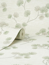 York Kira Green Trail Wallpaper