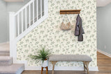 York Kira Green Trail Wallpaper