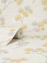 York Kira Mustard Trail Wallpaper