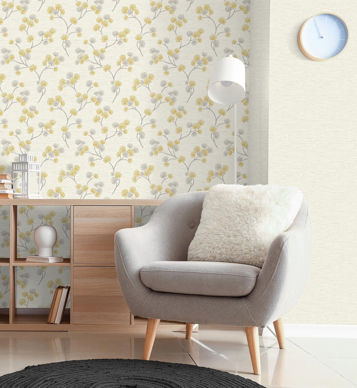 York Kira Mustard Trail Wallpaper