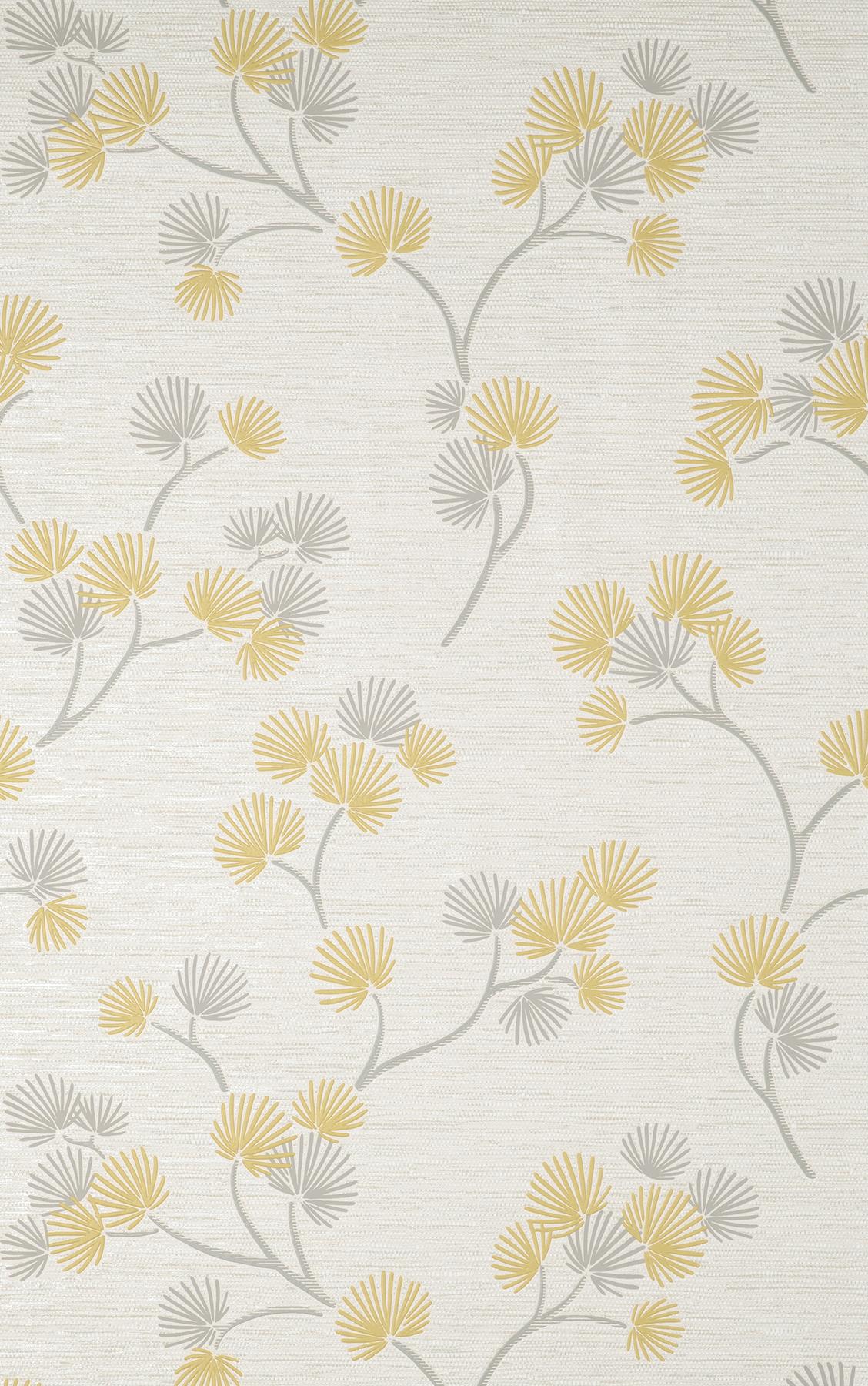 York Kira Mustard Trail Wallpaper
