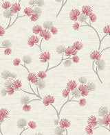 York Kira Red Trail Wallpaper