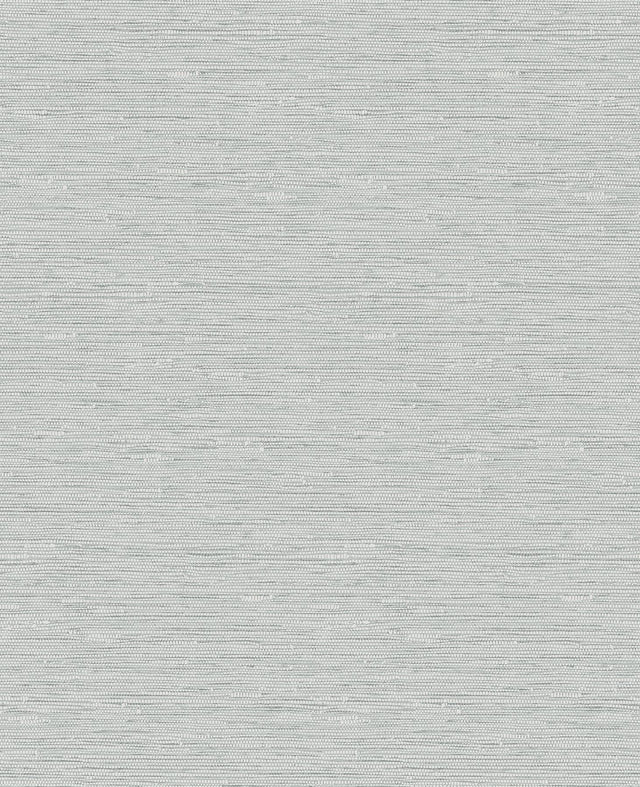 York Miya Grey Faux Grasscloth Wallpaper