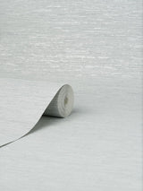 York Miya Grey Faux Grasscloth Wallpaper