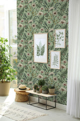 York Arden Sage Wild Meadow Wallpaper