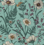 York Arden Blue Wild Meadow Wallpaper