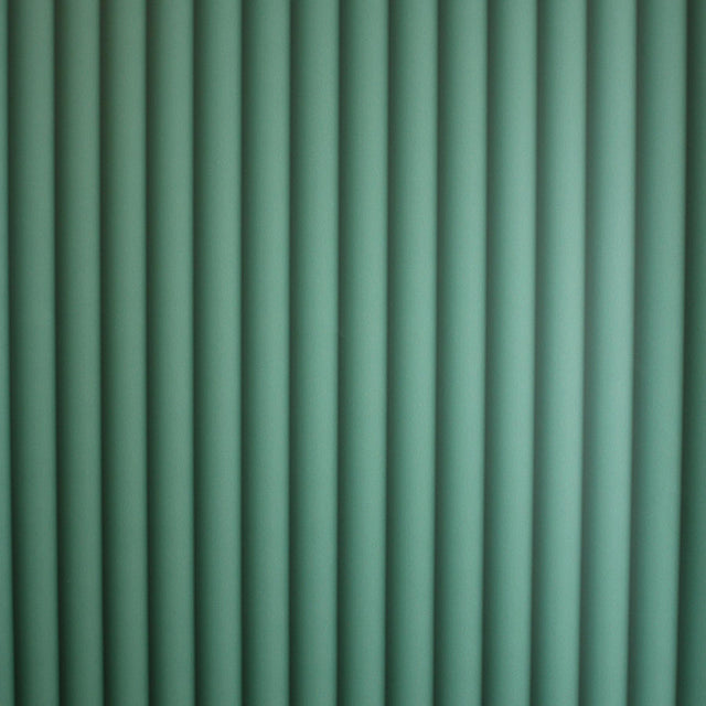 York Raiden Sea Green Ribbed Panel Wallpaper