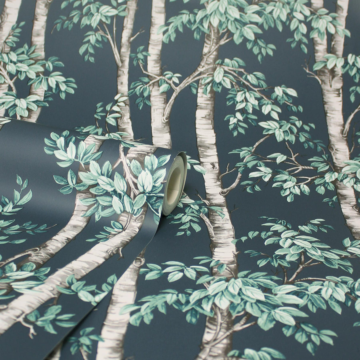 York Bastian Blue Trees Wallpaper