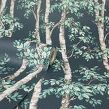 York Bastian Blue Trees Wallpaper