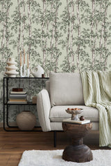 York Bastian Green Trees Wallpaper