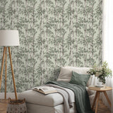 York Bastian Green Trees Wallpaper