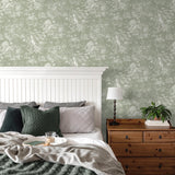 York Eames Sage Forest Friends Wallpaper