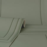 York Distinctive Moss Square Panel Wallpaper
