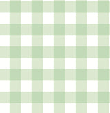 York Patrice Light Green Gingham Wallpaper