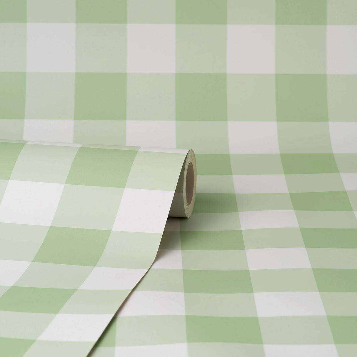 York Patrice Light Green Gingham Wallpaper