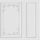 York Rhonda White Ornate Paneling Wallpaper