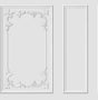 York Rhonda White Ornate Paneling Wallpaper