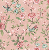 York Elspeth Pink Floral Trail Wallpaper