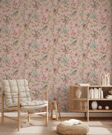 York Elspeth Pink Floral Trail Wallpaper