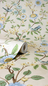 York Elspeth Light Yellow Floral Trail Wallpaper