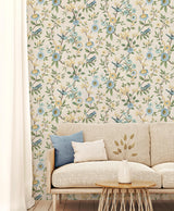 York Elspeth Light Yellow Floral Trail Wallpaper