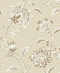 York Juliette Light Yellow Jacobean Wallpaper