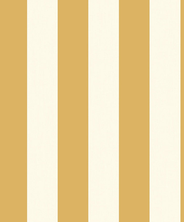 York Tavish Mustard Stripe Wallpaper
