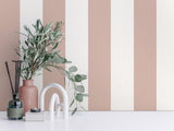 York Tavish Light Pink Stripe Wallpaper