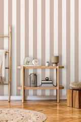 York Tavish Light Pink Stripe Wallpaper