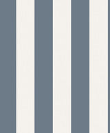 York Tavish Blue Stripe Wallpaper
