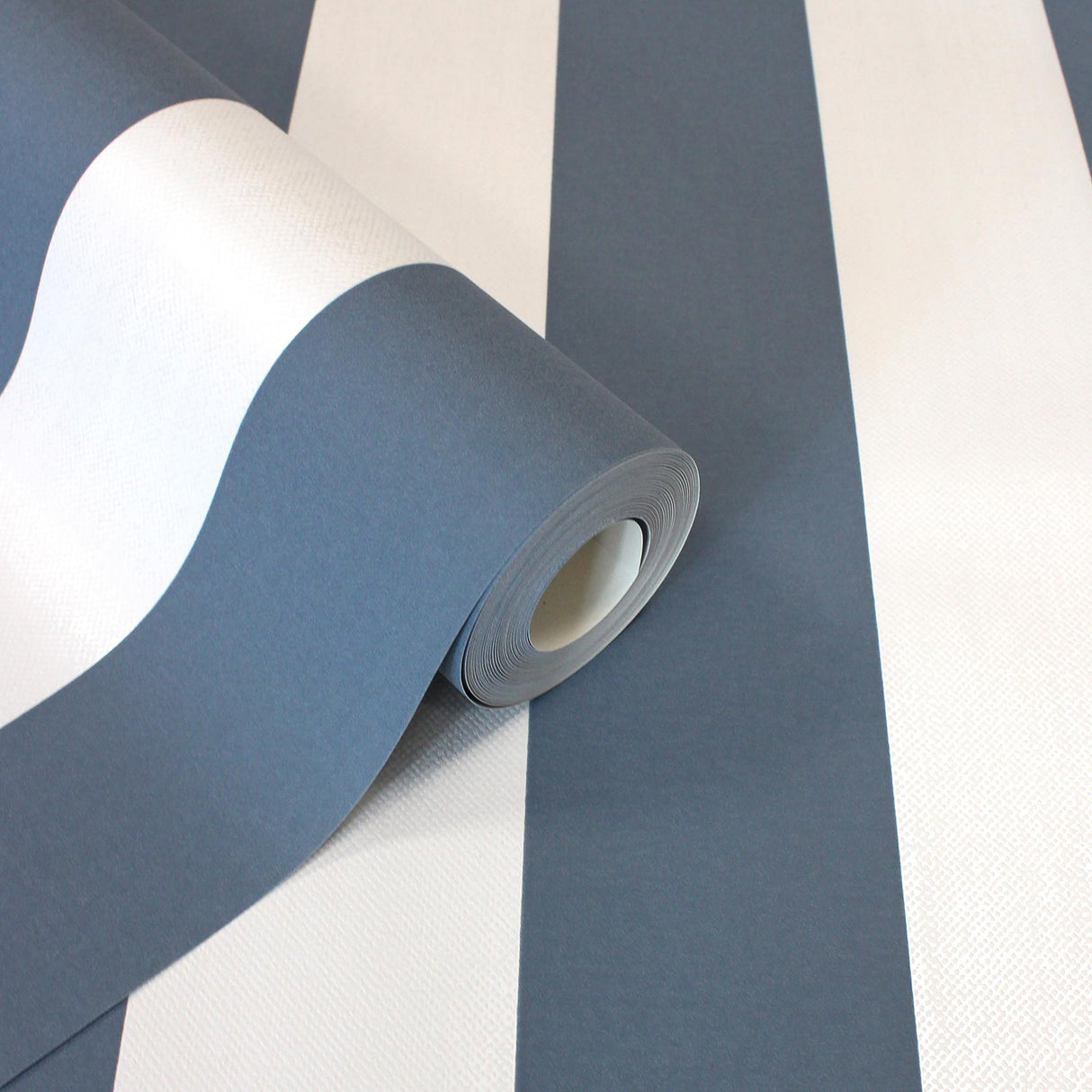 York Tavish Blue Stripe Wallpaper