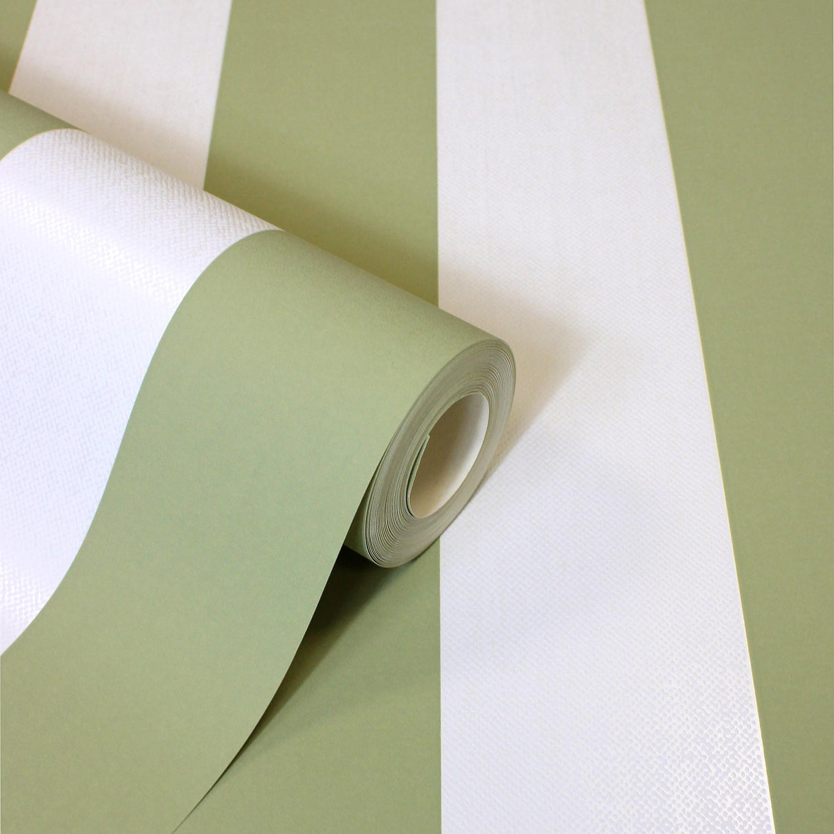 York Tavish Sage Stripe Wallpaper