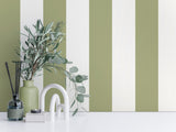 York Tavish Sage Stripe Wallpaper