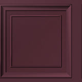 York Distinctive Merlot Square Panel Wallpaper