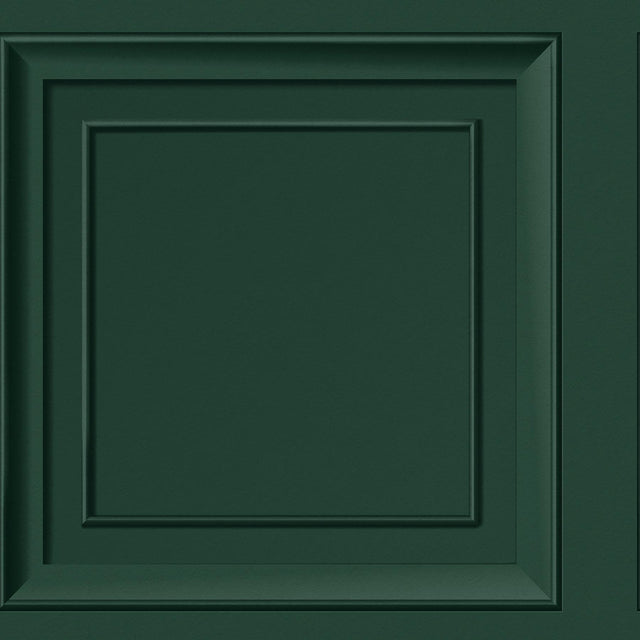 York Distinctive Evergreen Square Panel Wallpaper