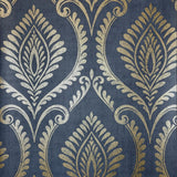 York Estelle Blue Damask Wallpaper