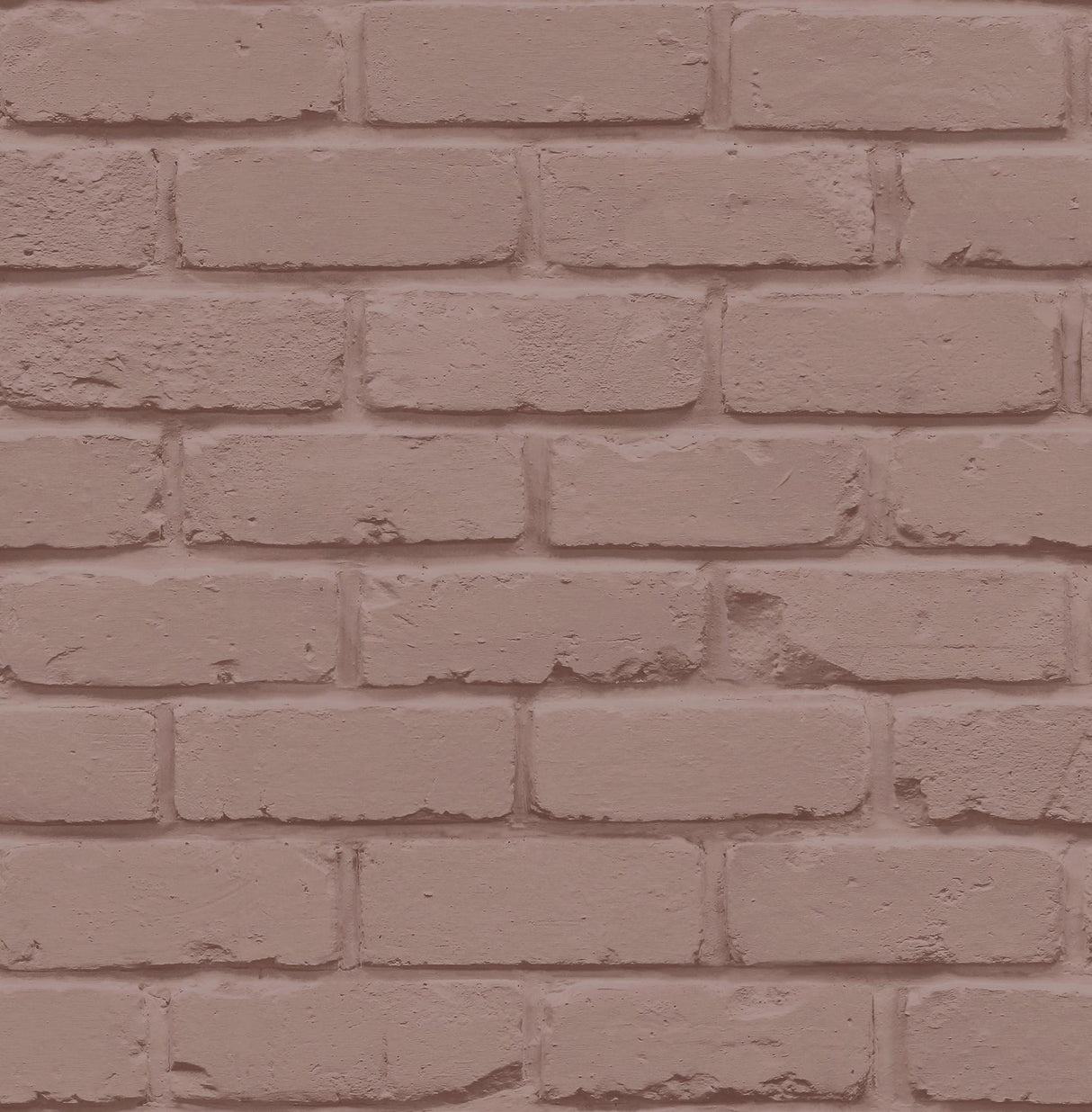 York Alpin Pink Painted Brick Wallpaper
