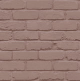 York Alpin Pink Painted Brick Wallpaper