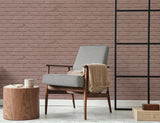 York Alpin Pink Painted Brick Wallpaper