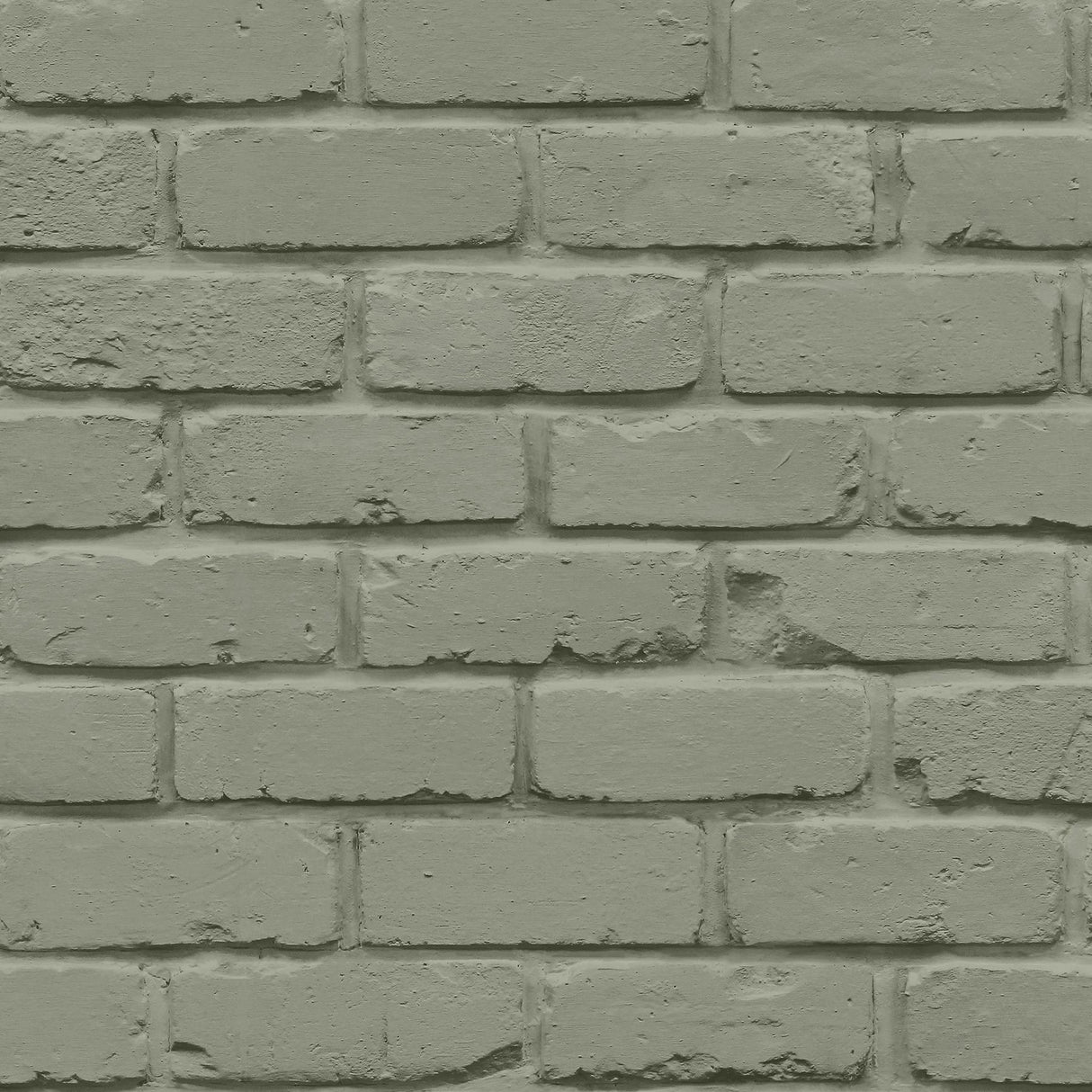 York Alpin Sage Painted Brick Wallpaper