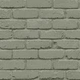 York Alpin Sage Painted Brick Wallpaper