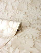 York Dacre Cream Floral Wallpaper