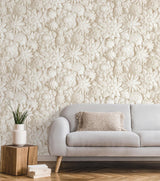 York Dacre Cream Floral Wallpaper