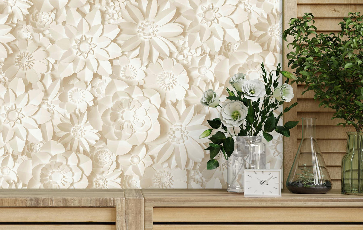 York Dacre Cream Floral Wallpaper