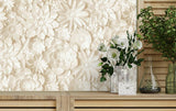 York Dacre Cream Floral Wallpaper