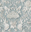 York Fae Sky Blue Woodland Wallpaper