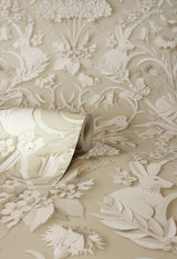 York Fae Neutral Woodland Wallpaper